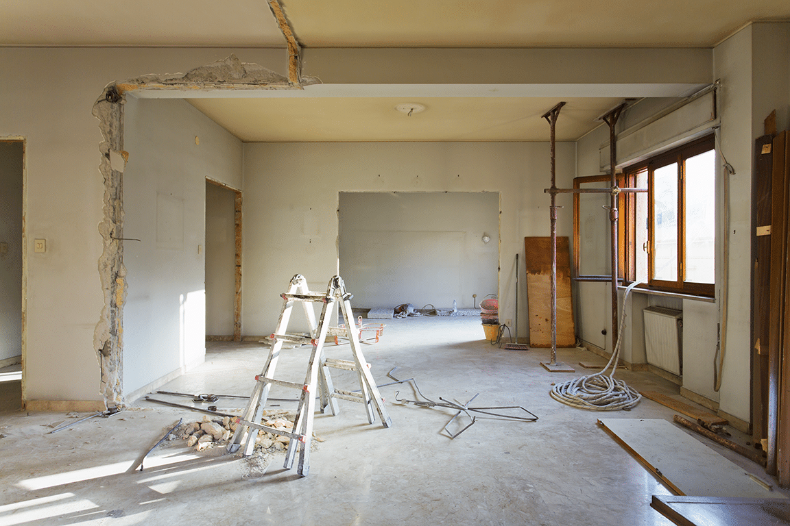 abandon de chantier réno